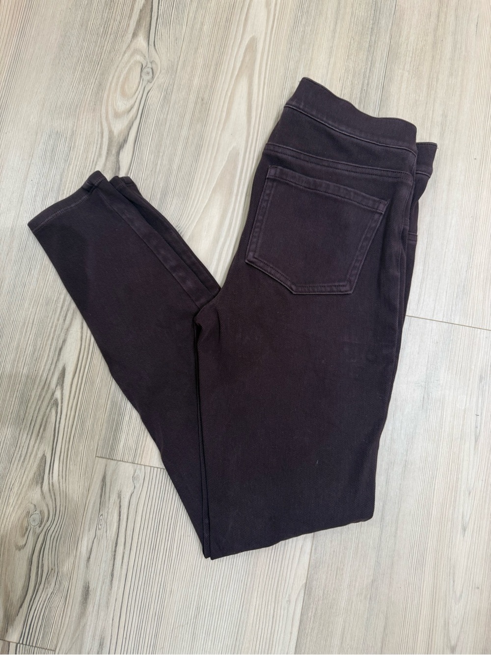SPANX Ponte Ankle Jeggings in Deep Plum